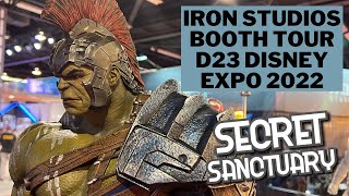 Iron Studios Booth Tour at D23 Disney Expo 2022 [upl. by Alonso]