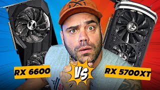 EM 2024 RX 5700 XT vs RX 6600 QUAL MELHOR CxB [upl. by Stafani]