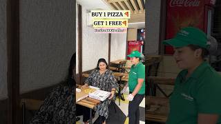 Buy 1 get 1 free pizza offer pizza youtubeshorts ytshorts shorts buy1get1free pizzalover food [upl. by Kirstyn]