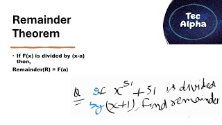 Remainder Theorem [upl. by Egiap544]