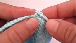 DIY TUTO CROCHET APPRENDRE LA MAILLE COULEE [upl. by Bow452]