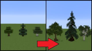 Minecraft How To Make Better Trees [upl. by Nahamas]