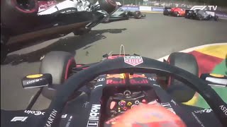 F1 Max Verstappen Onboard Crashes [upl. by Chellman]