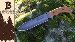 TOPS Tahoma Field Knife Features and Specifications Overview [upl. by Annawaj71]