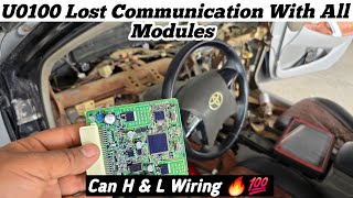 U0100  U0129 Lost Communication With All Modules  Can L amp H Wiring Solution [upl. by Euqirat750]