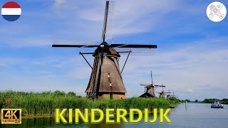 THE WINDMILLS OF KINDERDIJK │NETHERLANDS Tour of Kinderdijk a UNESCO World Heritage site 4K [upl. by Radferd70]