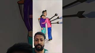 Beutiful artist art 🎨🎭🎨 drawing painting art lovestatus shorts viralvideo [upl. by Nate]