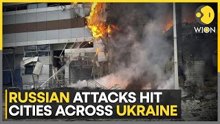 RussiaUkraine war  Lviv to Poltava Russias relentless attacks across Ukraine  World News  WION [upl. by Imot330]