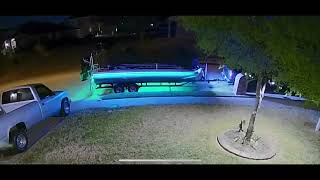 2021 Sun Tracker Fishing Pontoon LED Lights In Action [upl. by Un]