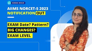 NORCET 5 Exam date out New Pattern amp Changes aiimsdelhi nurseslife norcet [upl. by Washko]