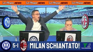 GOL DI INTER MILAN 51 CHE CINQUINA NERAZZURRA ROSSONERI TRAVOLTI NEL DERBY [upl. by Awjan]