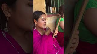 Kamala ghimire funny live lok dohori serial sabeenniraula [upl. by Brahear]