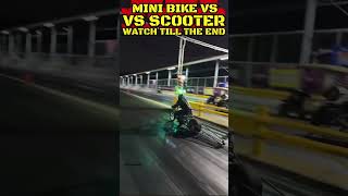 MINI BIKE VS SCOOTER RACE WATCH TILL THE END [upl. by Wolliw]