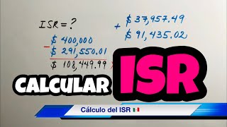 Cómo Calcular el ISR Impuesto Sobre la Renta Bien fácil y Rápido [upl. by Adnawt281]