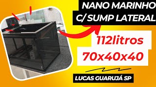 NANO SUMP LATERAL MARINHO CAP CONVENCIONAL cliente Lucas Guarujá sp [upl. by Aical]