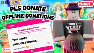 🔴💸Offline Donating Robux To Subscribers💸🔴💵roblox💵 [upl. by Aihsotal]