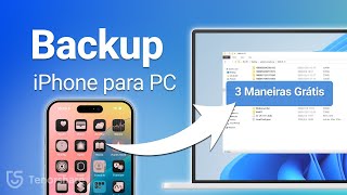 Como Fazer Backup iPhone no PC 3 Maneiras  Guia de Backup Completo e Específico [upl. by Ialohcin201]