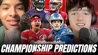 NFL Championship Sunday Picks and Predictions AFC and NFC  Ep 25 [upl. by Immak943]