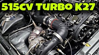 Gol GTI 20v Turbo K27 515cv  RACETECH FuelTechOficial [upl. by Aetnahs606]