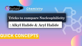 Simple Tricks To Compare Nucleophilicity of Alkyl Halide And Aryl Halide  Organic Chemistry [upl. by Firehs907]