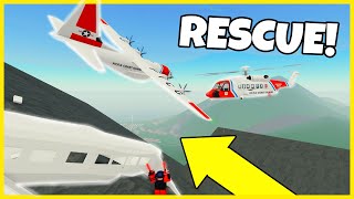 1000FT RESCUE in MOUNTAIN Coast Guard Story  PTFS Roblox [upl. by Laeira]