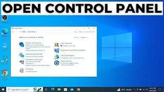 How to Open Control Panel in Windows 10 [upl. by Godding]