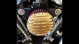 How to remove and install a aftermarket breather on your Harley Davidson Motorcycle [upl. by Hirst]