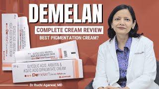 Demelan  Demelan Cream  Demelan Cream How to Use  Dr Ruchi Agarwal  Pigmentation Removal Cream [upl. by Bremer]