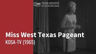 Miss West Texas Pageant 1965 [upl. by Brill732]