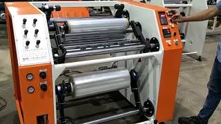 XHD500 stretch film rewinder machine [upl. by Kassia]