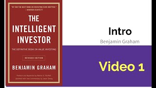 The intelligent investor book review  introduction  video 1 [upl. by Debora]