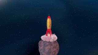 Rocket Launch 3D Animation [upl. by Ynwat]