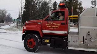 Front of Yonge Fire Department Green Light Awareness [upl. by Wakeen]