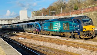 DRS 68005TPE 1280368025 At Sheffield From York To Longsight TMD D [upl. by Schlosser]