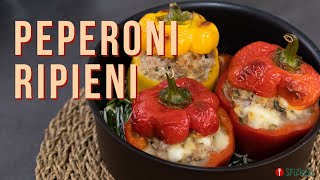 PEPERONI RIPIENI AL FORNO Ricetta Tradizionale Velocissima  ChefDeg Sfizioso [upl. by Laamaj198]