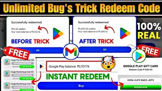 free redeem code for playstore at ₹0  How to get free google redeem code [upl. by Rumery]