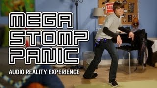 Mega Stomp Panic  Audio Reality Experience from ThinkGeek [upl. by Aritak]