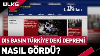 Avrupa Medyası Türkiyedeki Depremi Nasıl Gördü [upl. by Harned]