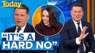 Jacinda Ardern shuts down Karls offer to become an Aussie  Today Show Australia [upl. by Grube759]