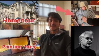 Meeting zargarzahoor 😍Home tour 🏠😍 Painting Rates 😱 Special vlog [upl. by Annailuj]