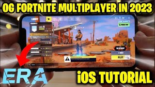 How to play OG Fortnite Multiplayer in 2023 on iOS Project Era Tutorial [upl. by Nero309]