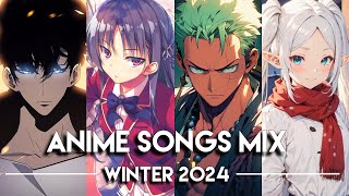 Best Anime Openings and Endings Music Mix │Full Songs  Winter 2024 [upl. by Rramo]