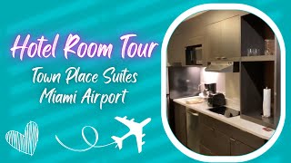 TownePlace Suites  Miami Airport hotel room tour [upl. by Alexis104]