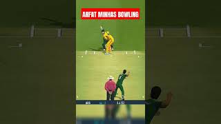 Arfat minhas bowling vs Australia cricket realcricket24gameplay shorts viralvideo [upl. by Sibella391]