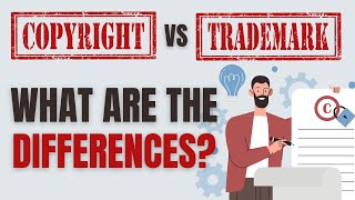 Trademark vs Copyright Difference and Use [upl. by Stanwinn]