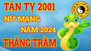 🔴 Tử Vi Năm 2024 Tuổi TÂN TỴ 2001 Nữ Mạng Tài Lộc Sự Nghiệp Giàu Cỡ Nào [upl. by Reifel678]