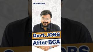 Govt Jobs After BCA  Student Shorts [upl. by Yeknarf]