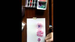 Loose Watercolor Flower Tutorial using Escoda Versatil [upl. by West]