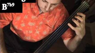 Autumn Leaves  double bass  play along  walking  lesson [upl. by Octave413]