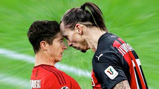 When Lewandowski and Ibrahimovic Faced Each Other on the Pitch [upl. by Eibo463]